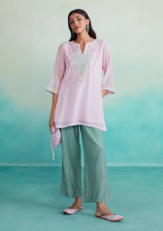 The Right Cut-Roseglow Kurta And Pants-INDIASPOPUP.COM