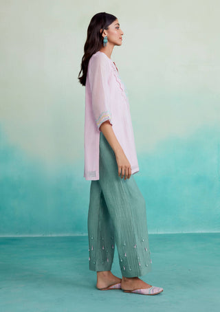 The Right Cut-Roseglow Kurta And Pants-INDIASPOPUP.COM