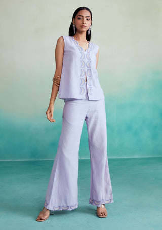 The Right Cut-Lavenda Top And Pants-INDIASPOPUP.COM