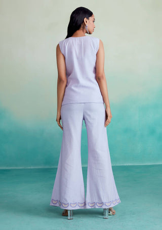 The Right Cut-Lavenda Top And Pants-INDIASPOPUP.COM