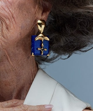 Outhouse Gold Sculpt Earrings available on indiaspopup