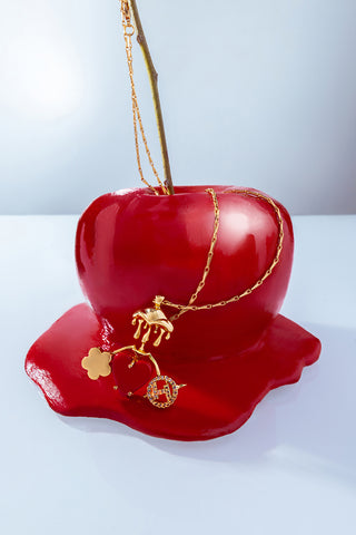 Outhouse Gold Iconette Pendant available on indiaspopup