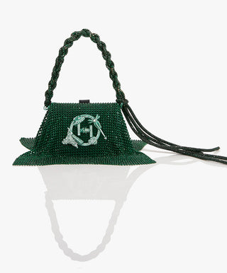 Outhouse Kelly Green Crystal Furbie available on indiaspopup