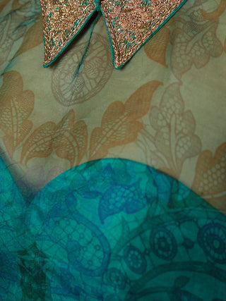 Ri.Ritu Kumar-Emerald Zardozi Primrose Kurta Set-INDIASPOPUP.COM