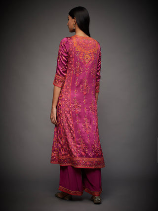 Ri.Ritu Kumar-Purple Nantnag Kurta Set-INDIASPOPUP.COM