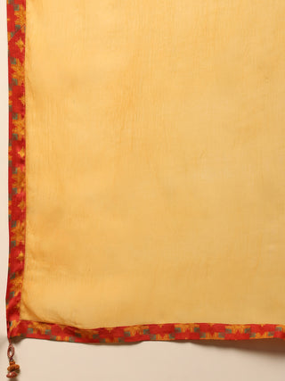 Red Phulkari Kurta Set by Ritu Kumar available on Indiaspopup