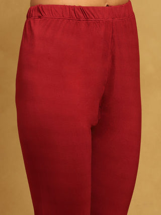 Red Fatema Kurta Set by Ritu Kumar available on Indiaspopup