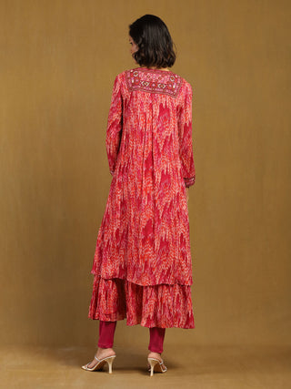 Pink Niagra Kurta Set by Ritu Kumar available on Indiaspopup