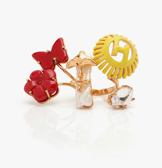 Outhouse Gold Feriae Ring available on indiaspopup