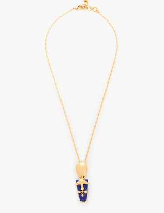 Outhouse Gold Lazuli Sculpt Pendant available on indiaspopup