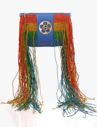 Outhouse Multicolor Raafia Bag available on indiaspopup