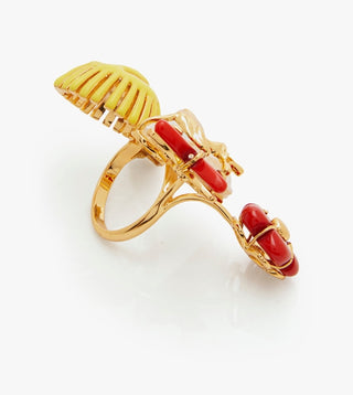 Outhouse Gold Feriae Ring available on indiaspopup