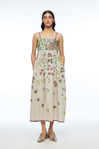 Pendulina beige dress