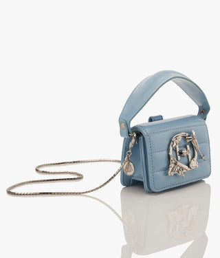 Outhouse Pastel Blue Furbie Nano Bag available on indiaspopup