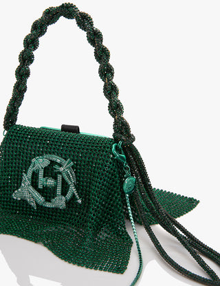 Outhouse Kelly Green Crystal Furbie available on indiaspopup