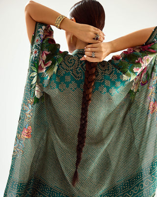 Rajdeep Ranawat-Manju Teal Tunic-INDIASPOPUP.COM