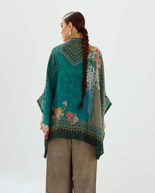 Rajdeep Ranawat-Chanel Teal Tunic-INDIASPOPUP.COM