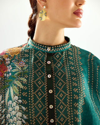 Rajdeep Ranawat-Chanel Teal Tunic-INDIASPOPUP.COM
