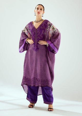 Rajdeep Ranawat-Olivia Purple Kaftan Dress-INDIASPOPUP.COM