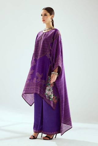 Rajdeep Ranawat-Hibika Purple Silk Kaftan-INDIASPOPUP.COM