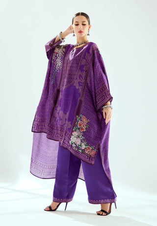 Rajdeep Ranawat-Paloma Purple Palazzo And Kaftan-INDIASPOPUP.COM