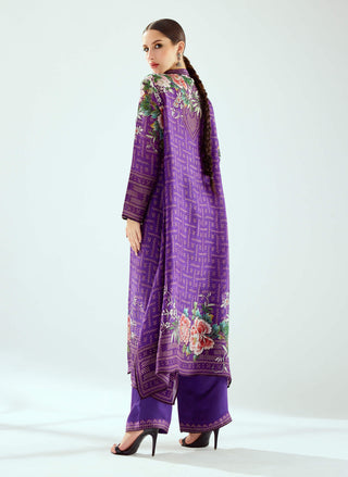 Rajdeep Ranawat-Zeynep Purple Silk Long Tunic-INDIASPOPUP.COM