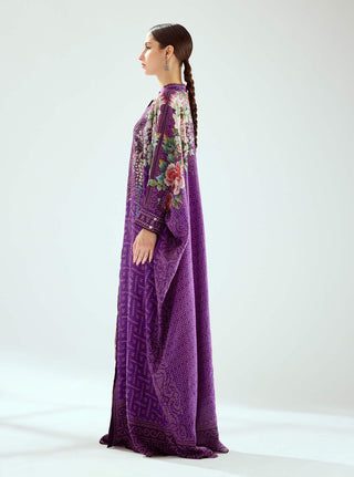 Rajdeep Ranawat-Dakota Purple Boxy Kaftan-INDIASPOPUP.COM