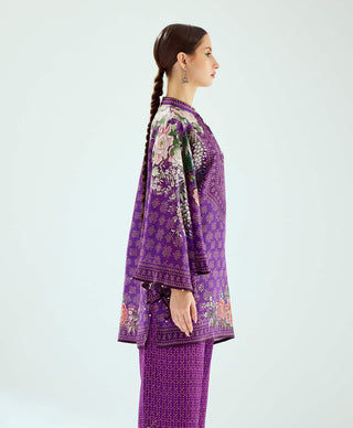Rajdeep Ranawat-Nylla Purple Printed Tunic-INDIASPOPUP.COM