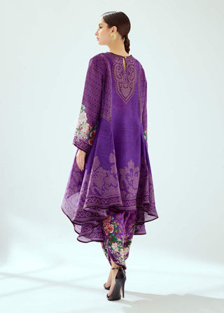 Rajdeep Ranawat-Aamilah Purple Silk Tunic-INDIASPOPUP.COM
