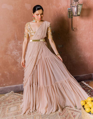 French Rose Bohemian Tiered Skirt Set by The Little Black Bow available on Indiaspopup