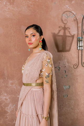 French Rose Bohemian Tiered Skirt Set by The Little Black Bow available on Indiaspopup