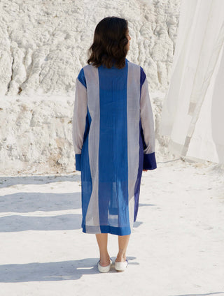 The Loom Art-Salted Sea Shirt Dress-INDIASPOPUP.COM