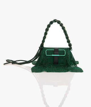 Outhouse Kelly Green Crystal Furbie available on indiaspopup