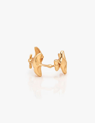 Outhouse Gold Shroom Ring available on indiaspopup