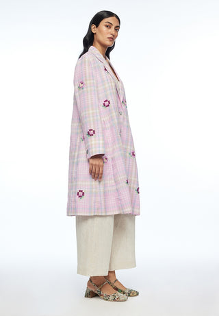 Serafinii multicolor checkered jacket