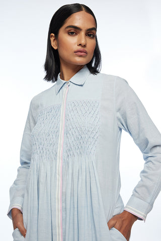 Mollis smocking tunic
