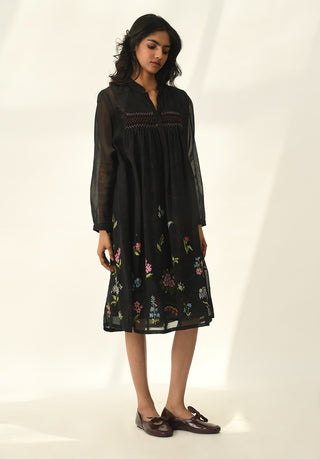 Altissimo black tunic dress