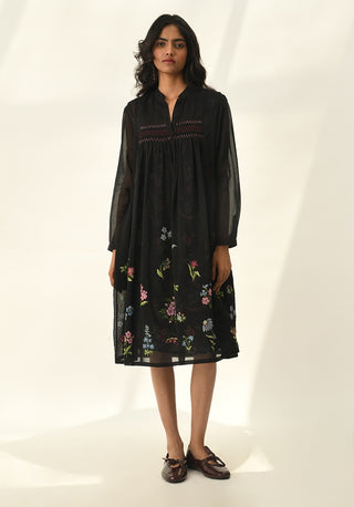 Altissimo black tunic dress