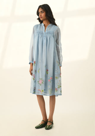 Altissimo blue tunic dress