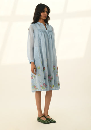 Altissimo blue tunic dress