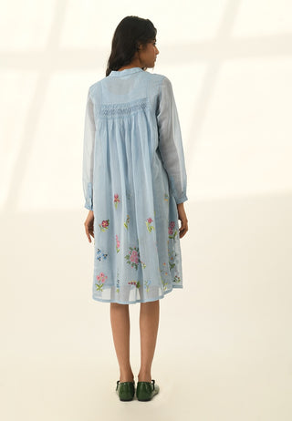 Altissimo blue tunic dress