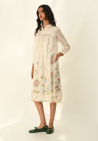 Altissimo ivory tunic dress