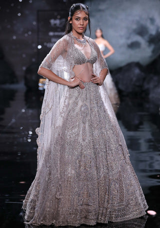 Dolly J-Sybil Dusty Ivory Lehenga Set-INDIASPOPUP.COM