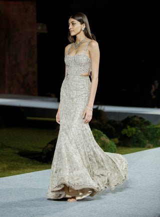 Champagne tonal cindie gown