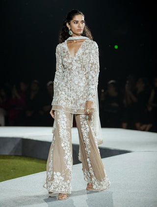 Husna brown natalia kurta set