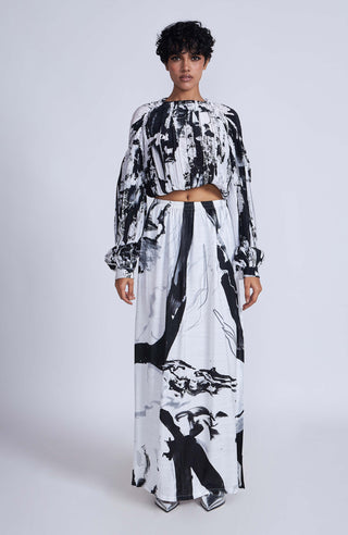 Advait-Yuki A-Line Skirt-INDIASPOPUP.COM