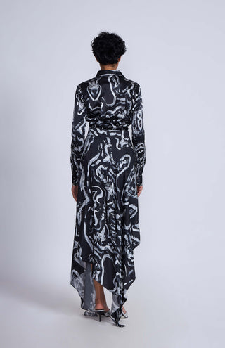 Advait-Toru Handkerchief Skirt-INDIASPOPUP.COM