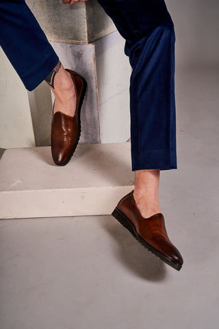 Arjun Kilachand-Navy Blue Velvet Bundi And Shirt-INDIASPOPUP.COM