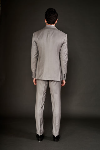 Arjun Kilachand-Grey Classic Suit And Trousers-INDIASPOPUP.COM