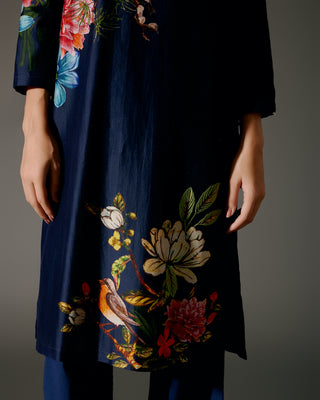 Indigo Abstract Digital Print Tunic And Palazzo by Balance By Rohit Bal available on Indiaspopup.com